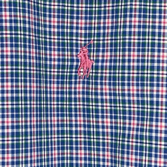 Ralph Lauren Men's Multicolor Plaid Classic Fit Casual Button-Down Shirt -‎ XL - Picture 3 of 7